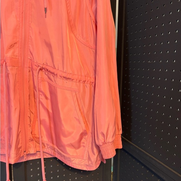 Talbots Vibrant Coral Hooded Jacket - Picture 7 of 9